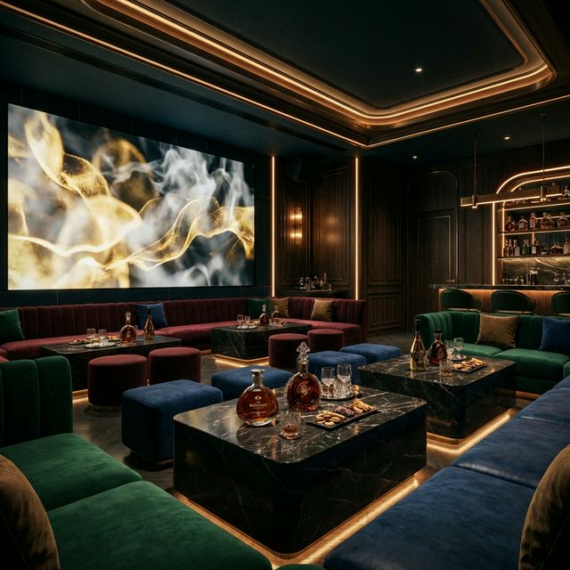 청담 가라오케 프리미엄 VVIP 라운지 실제 시설